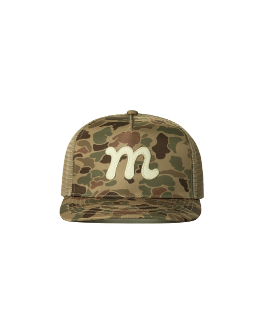 Mesh Back "M" Trucker - Camo