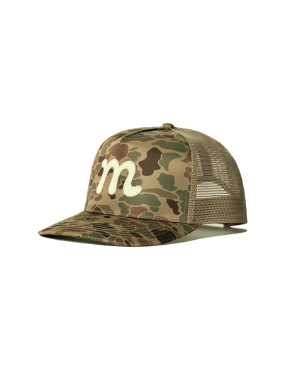 Mesh Back "M" Trucker - Camo