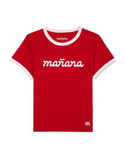 Cropped Ringer Tee