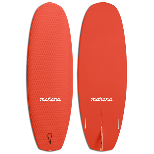 Leslie with Manana branding - red